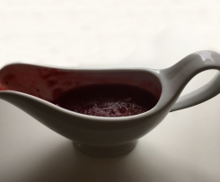 Pflaumen Zimt Sosse zum Nachtisch