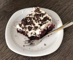 Variation Schwarzwälder Kirschtorte vom Blech