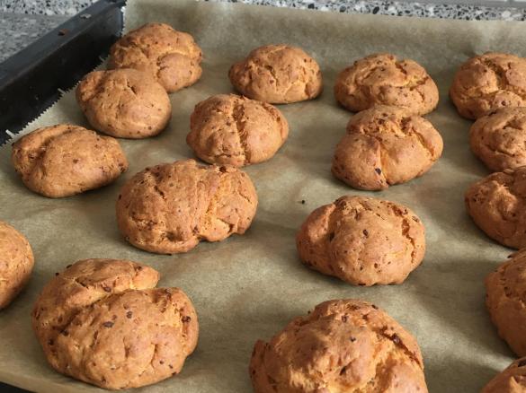 Frischkäsebrötchen ohne Hefe