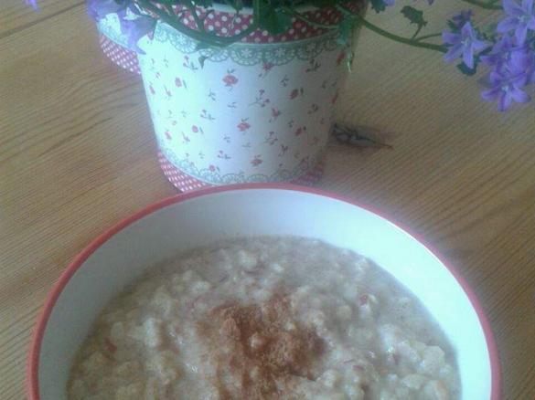 *warmer Weetabix Apfel Porridge*