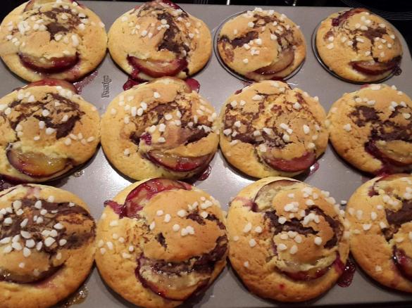 Pflaumen Eierlikör Muffins aus Finessen 04/2015