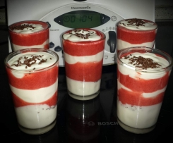 Erdbeer -Mascarpone - Jogurt - Creme