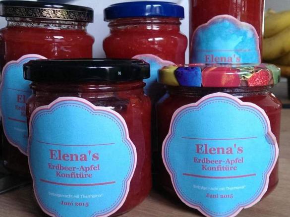 Elena's Erdbeer-Apfel Konfitüre
