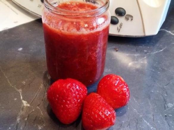 Erdbeermarmelade ohne viel Schnickschnack