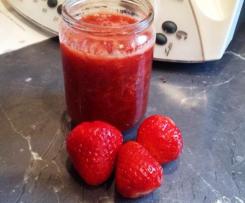 Erdbeermarmelade ohne viel Schnickschnack
