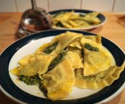 Gemüse-Ricotta-Ravioli