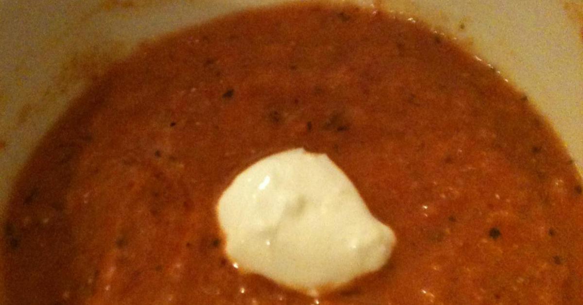 Variation von Ratz-Fatz Tomatensuppe mit Knoblauch von . Ein Thermomix ... Variation von Ratz-Fatz Tomatensuppe mit Knoblauch von . Ein Thermomix ...