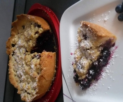 Blaubeer / Heidelbeer Marzipan Streuselkuchen