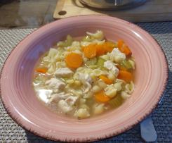 Schnelle Hühnersuppe