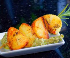 Tapas - Röstkartoffeln mit Olivendip