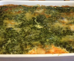 Variation von Rahmspinat-Lasagne (ohne Feta)
