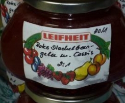 Rotes Stachelbeergelee