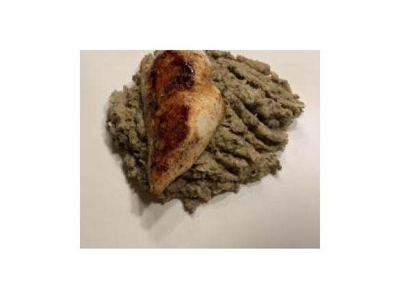 Hähnchenbrust auf Wirsing-Champignon-Gemüse