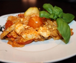 Tomatenreis mit Fetakäse