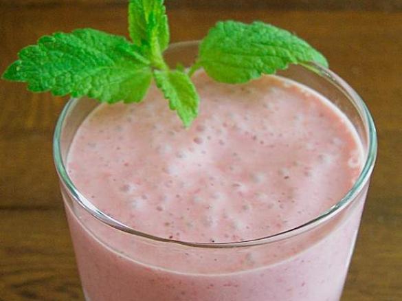 Erdbeer Himbeer Smothie