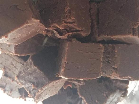 Variation von BethyN's Vanilla fudge mit Zartbitter und Lavendel