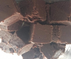 Variation von BethyN's Vanilla fudge mit Zartbitter und Lavendel