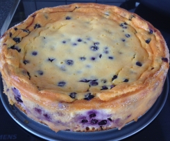 Variation Blaubeer-Käsekuchen (gluten- und laktosefrei)