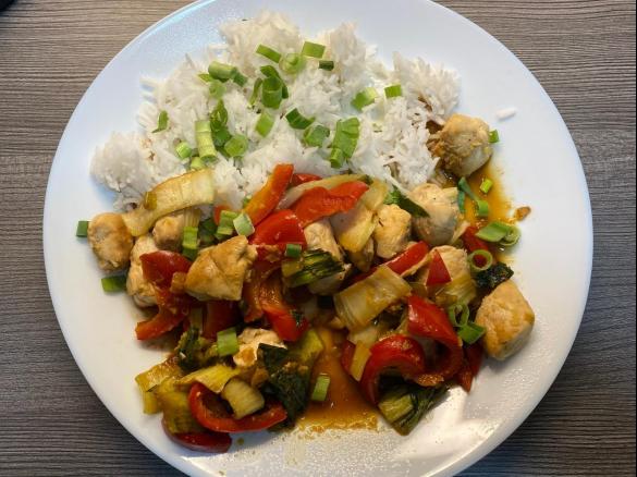 Hähnchen-Teriyaki mit Pak Choi