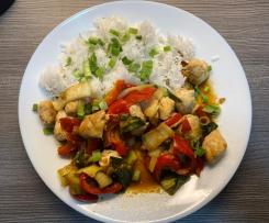 Hähnchen-Teriyaki mit Pak Choi