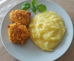 Puten-Nuggets mit Kartoffelpüree