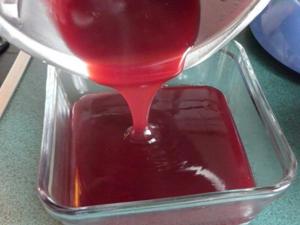 Tortenguss aus Vanille-Pudding