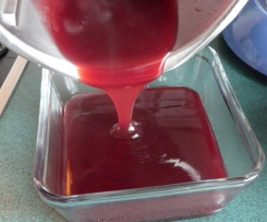 Tortenguss aus Vanille-Pudding