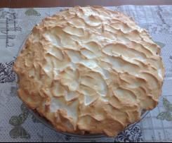 Rhabarber-Baiser-Kuchen mit Quarkfüllung