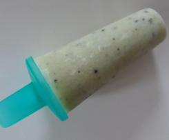 Kiwi Zitronen Eis am Stiel