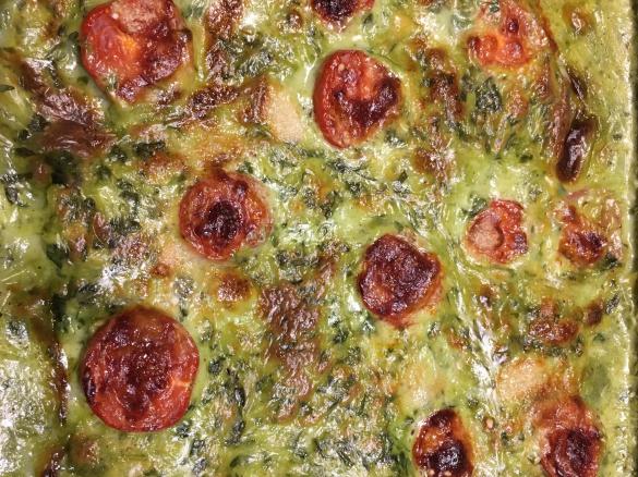 Fisch überbacken mit Spinatkäsesoße