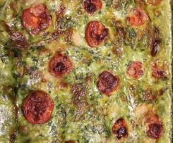 Fisch überbacken mit Spinatkäsesoße