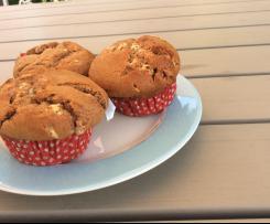 Bananen Erdbeer Muffins (vegan)