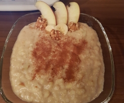 Apfel Bananen Porridge