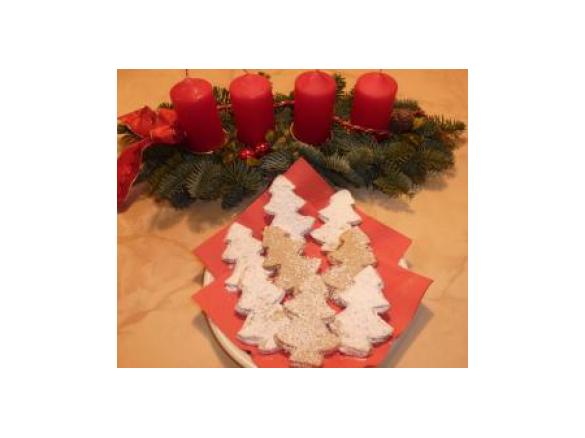 Marzipan-Weihnachtsbäume