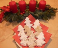 Marzipan-Weihnachtsbäume