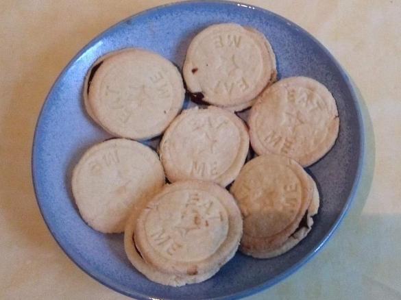 Doppelkekse - gestempelte Kekse