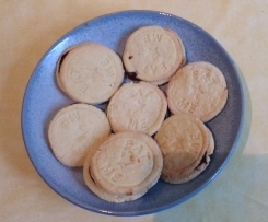 Doppelkekse - gestempelte Kekse