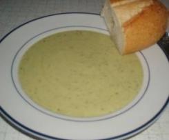 Variation Zucchinicremesuppe