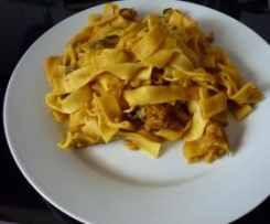 Bandnudeln  mit Blumenkohlcurry