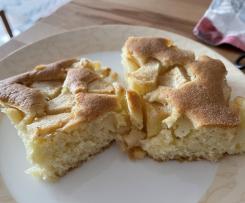 Versunkener Apfelkuchen vom Blech