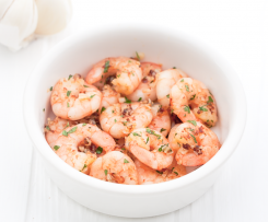 Steff's Mediterrane Knoblauch-Garnelen