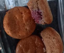 saftige Beeren-Nuss-Muffins (glutenfrei, low carb)