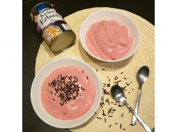 Fruchtmousse mit Aquafaba (Vegan)