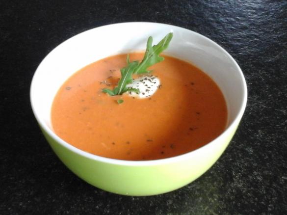 Tomatensuppe würzig scharfe Note