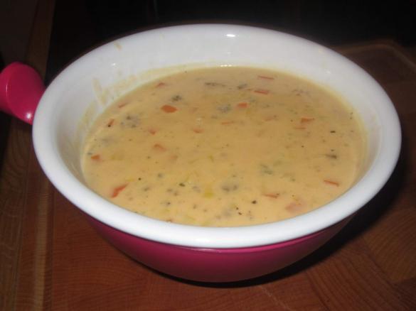 Käse-Porree-Suppe 