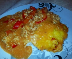 Hähnchengyros in Jack Daniels Soße ww-tauglich