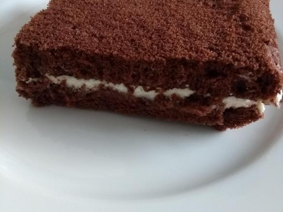 Variation XXL  Kuchen (Schokobiskuit mit Sahne-Quark-Füllung)