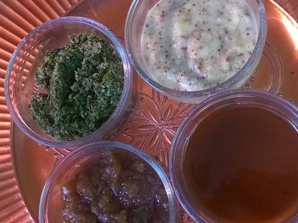 Koriander Chutney, indischer Dip
