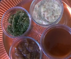 Koriander Chutney, indischer Dip