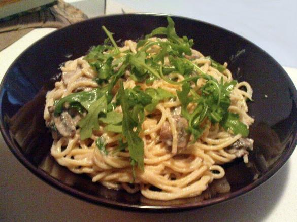 All in One - Spaghetti mit Champignonrahm Soße